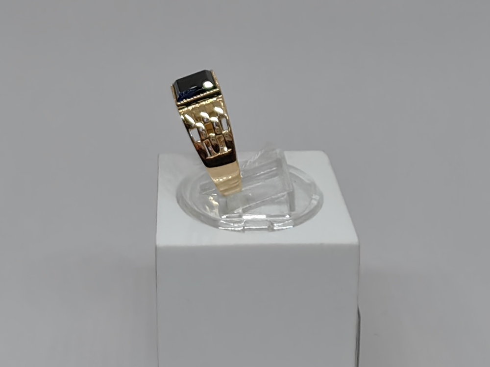 ПЕЧАТКА С КАМНЕМ (Au 585)