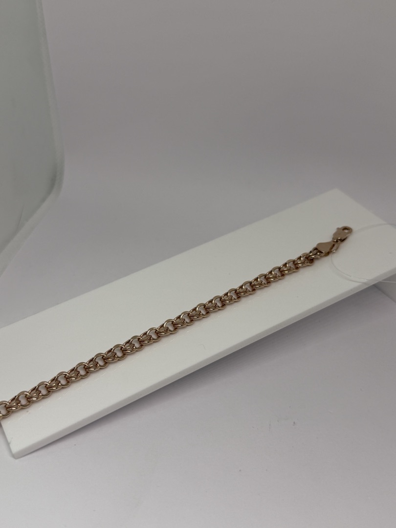 БРАСЛЕТ ПУСТОТЕЛЫЙ Бисмарк (Au 585)