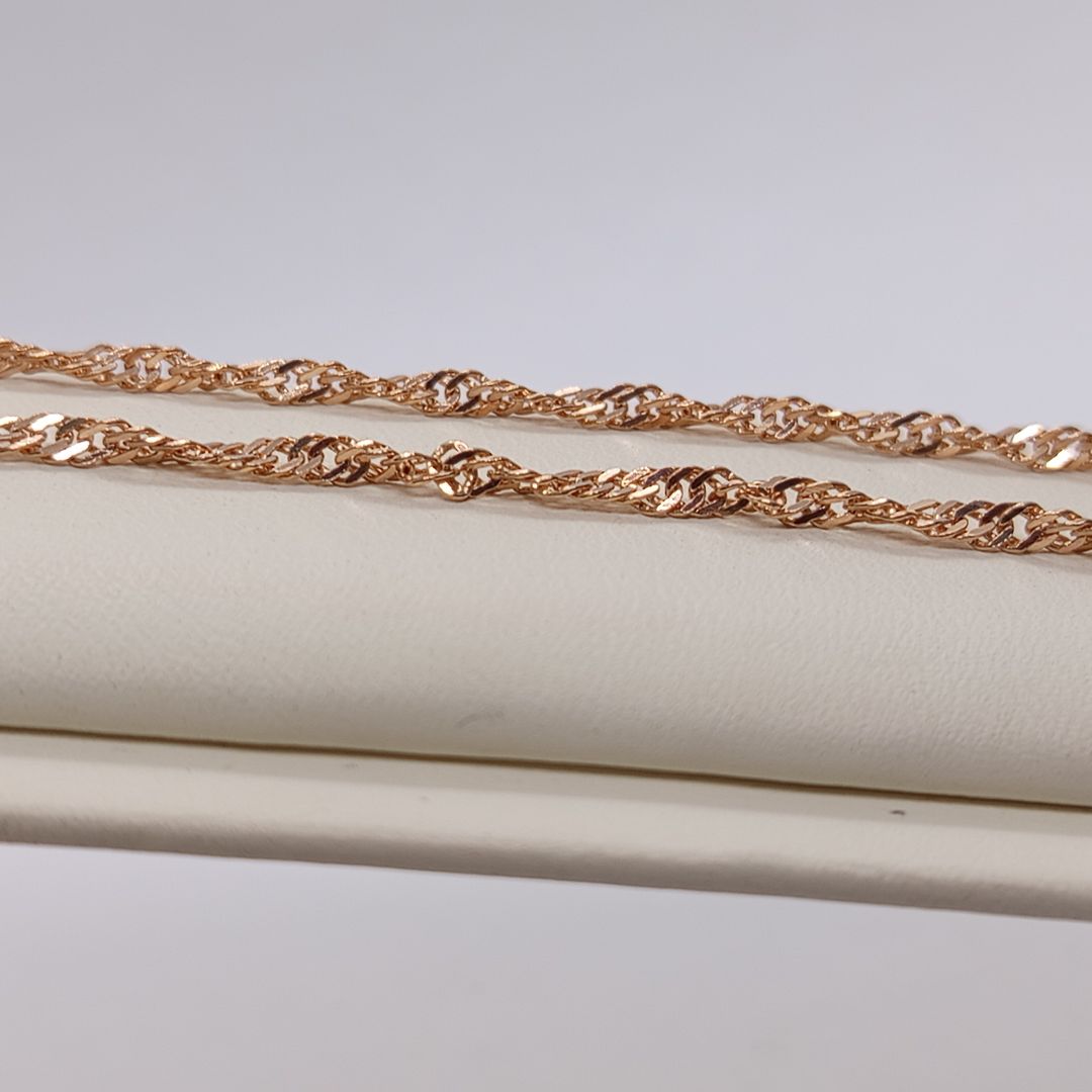 ЦЛСИ585 ЦЕПЬ ПОЛНОВЕСНАЯ Сингапур (Au 585)