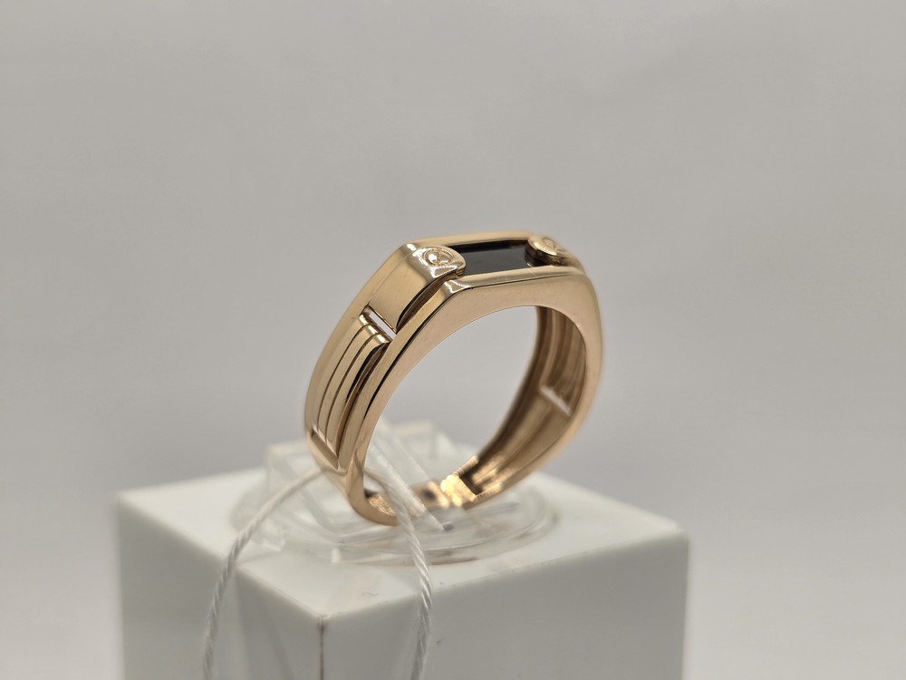 ПЕЧАТКА С КАМНЕМ (Au 585)