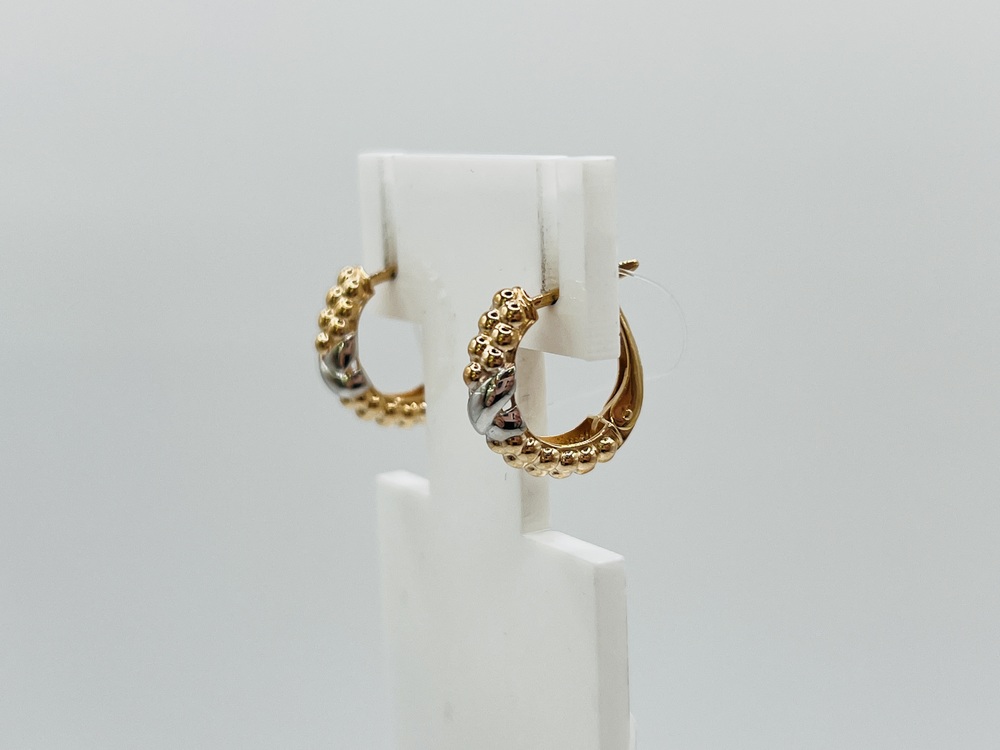 СЕРЬГИ БЕЗ КАМНЯ (Au 585)