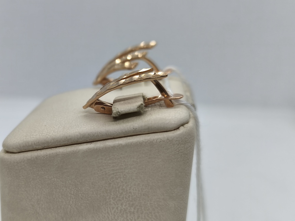 СЕРЬГИ БЕЗ КАМНЯ (Au 585)