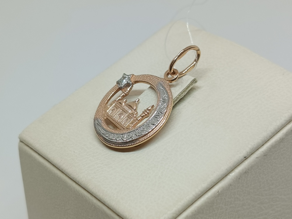 ПОДВЕСКА МЕЧЕТЬ с камнем (Au 585)