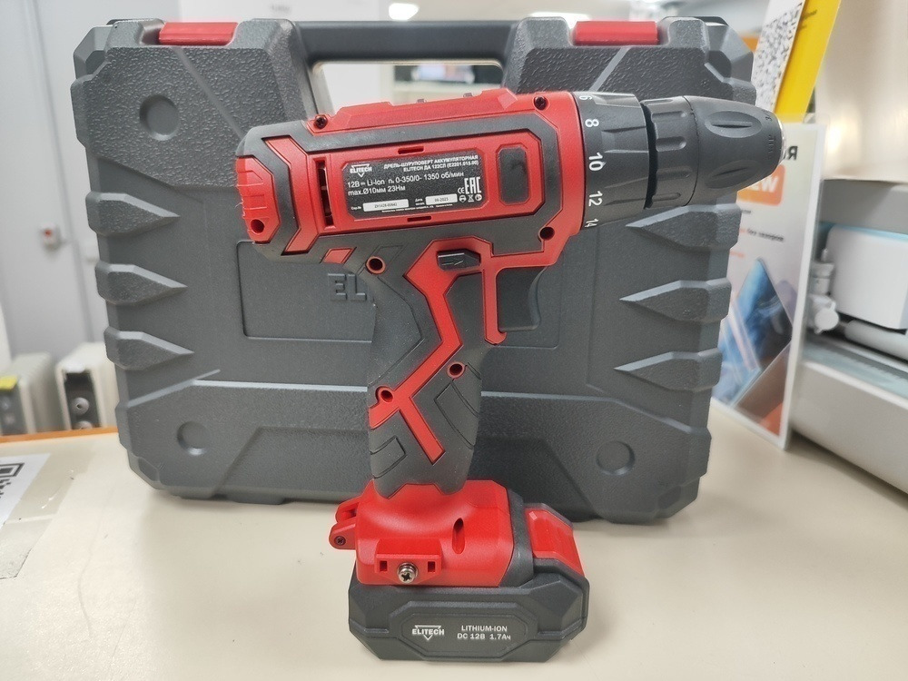 Шуруповерт Elitech ДА 122СЛ