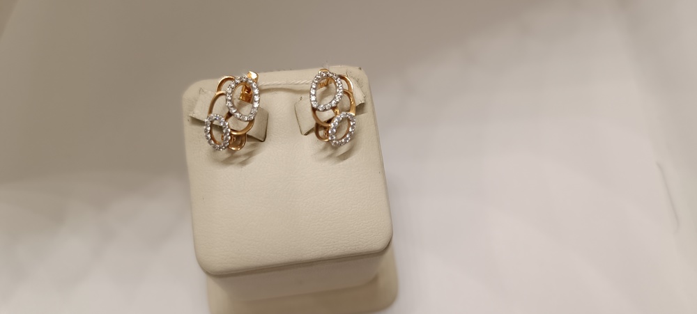 СЕРЬГИ С КАМНЯМИ (Au 585)