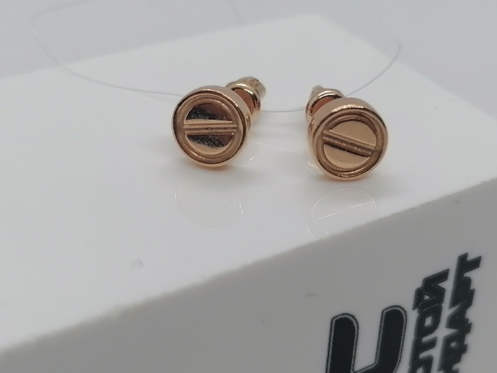 СЕРЬГИ ПУСЕТЫ без камня (Au 585)