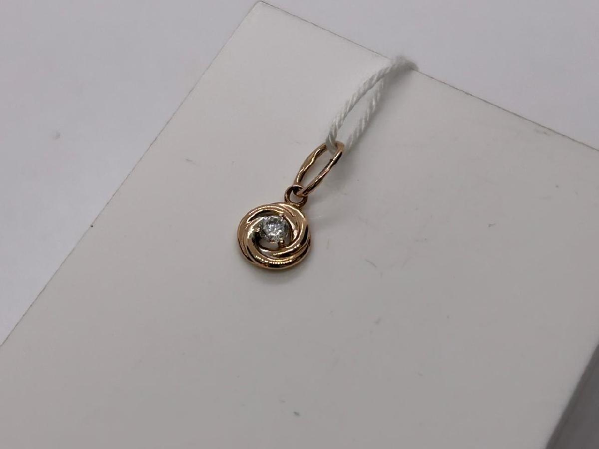 ПОДВЕСКА С КАМНЕМ (Au 585)