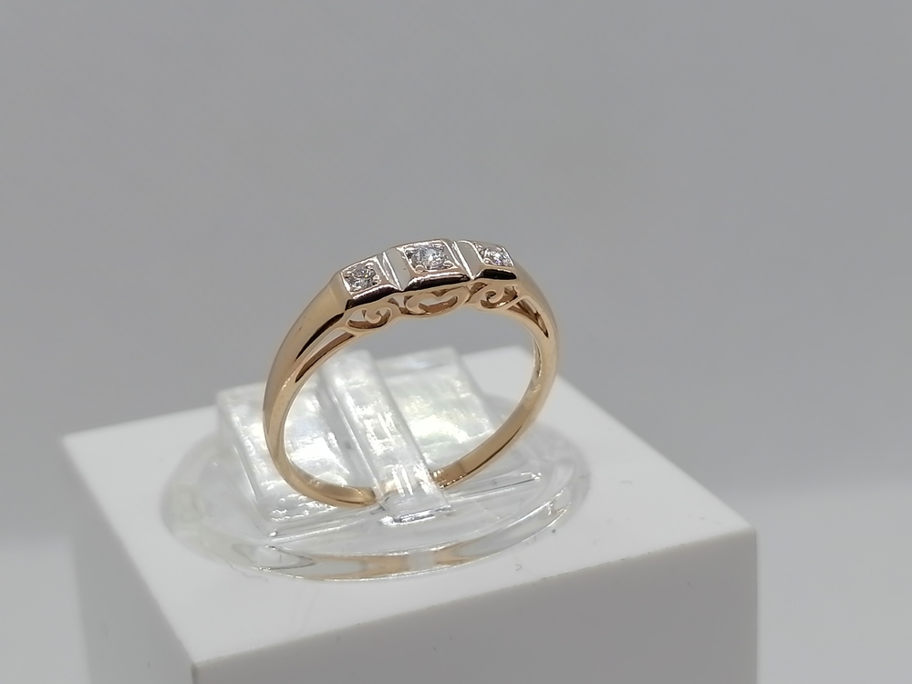 КОЛЬЦО БРИЛЛИАНТ Au 585