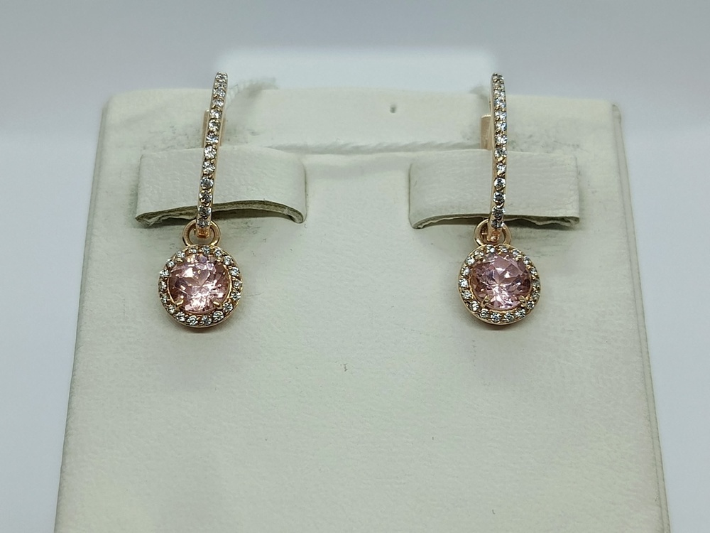 СЕРЬГИ С КАМНЯМИ (Au 585)