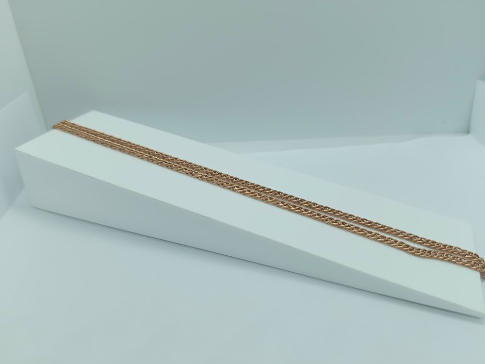 ЦЕПЬ ПУСТОТЕЛАЯ Ромб двойной (Au 585)