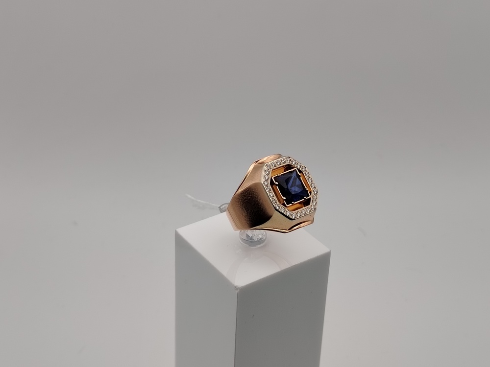 ПЕЧКМИ585 ПЕЧАТКА С КАМНЯМИ (Au 585)