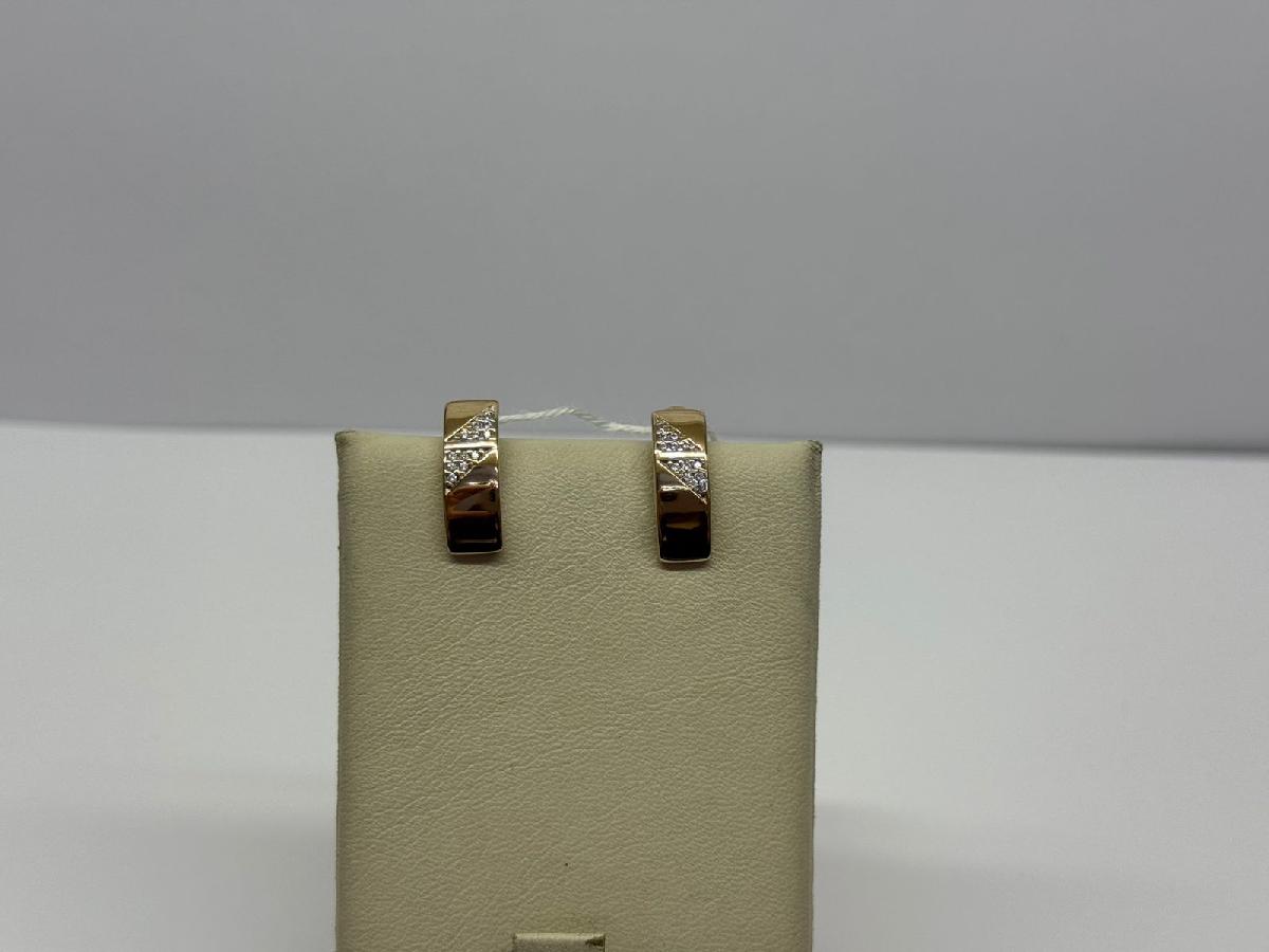 СЕРЬГИ С КАМНЯМИ (Au 585)