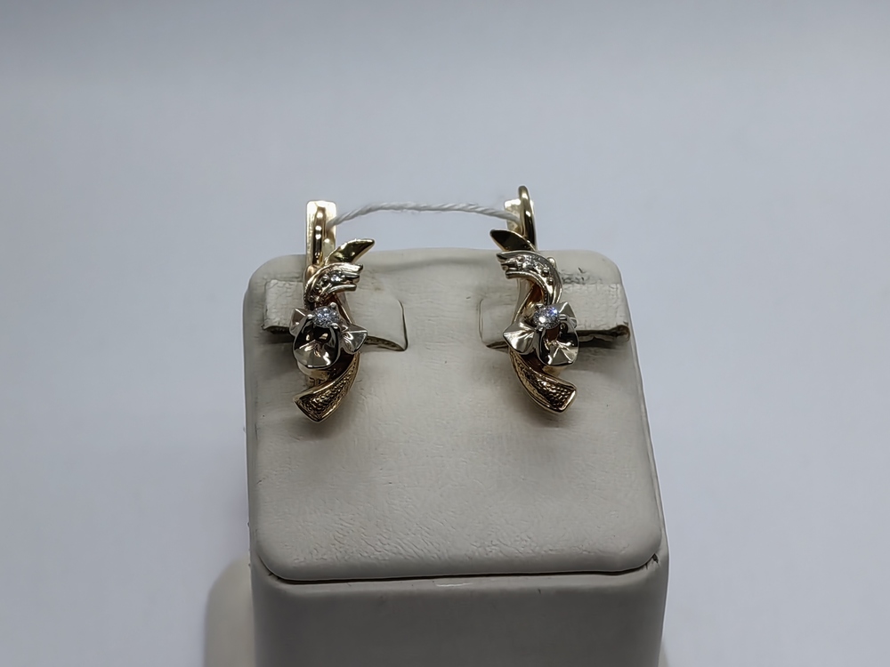 СЕРЬГИ БРИЛЛИАНТ (Au 585)