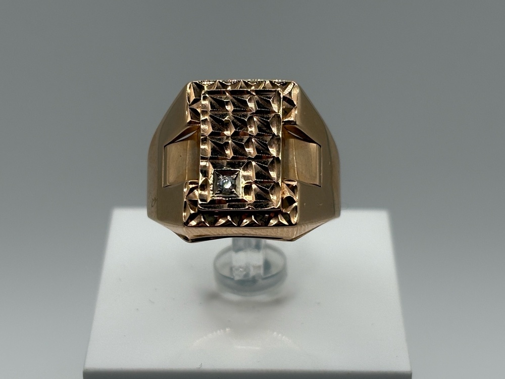 51-0020 КОЛЬЦО ПЕЧАТКА с камнем (Au 585)