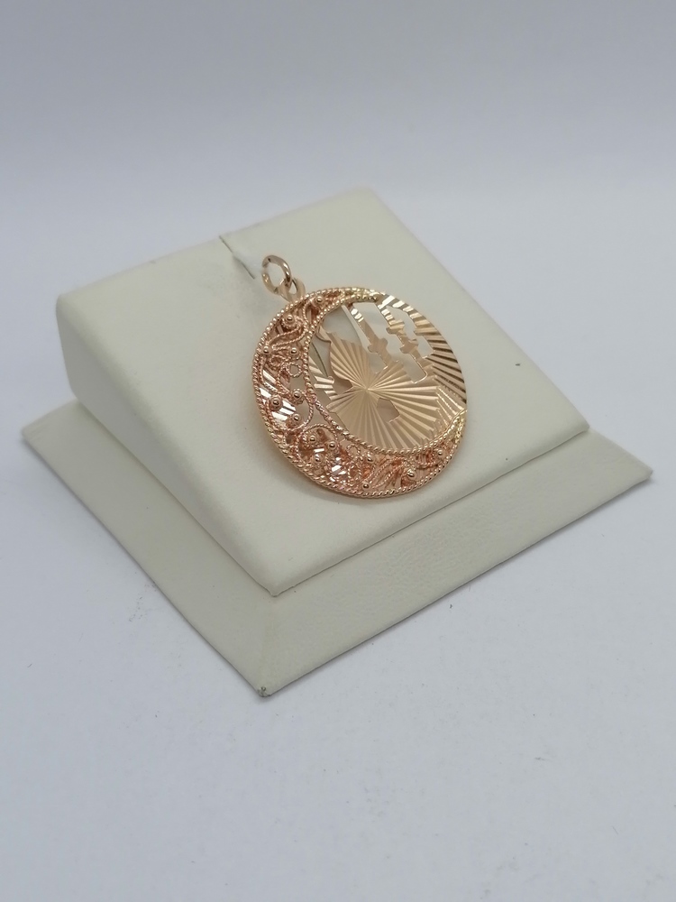 ПОДВЕСКА МЕЧЕТЬ БЕЗ КАМНЯ (Au 585)