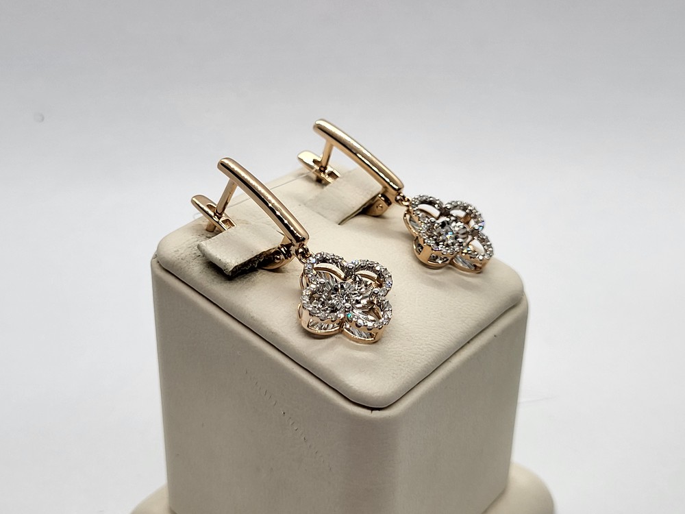 СЕРЬГИ БРИЛЛИАНТ (Au 585)