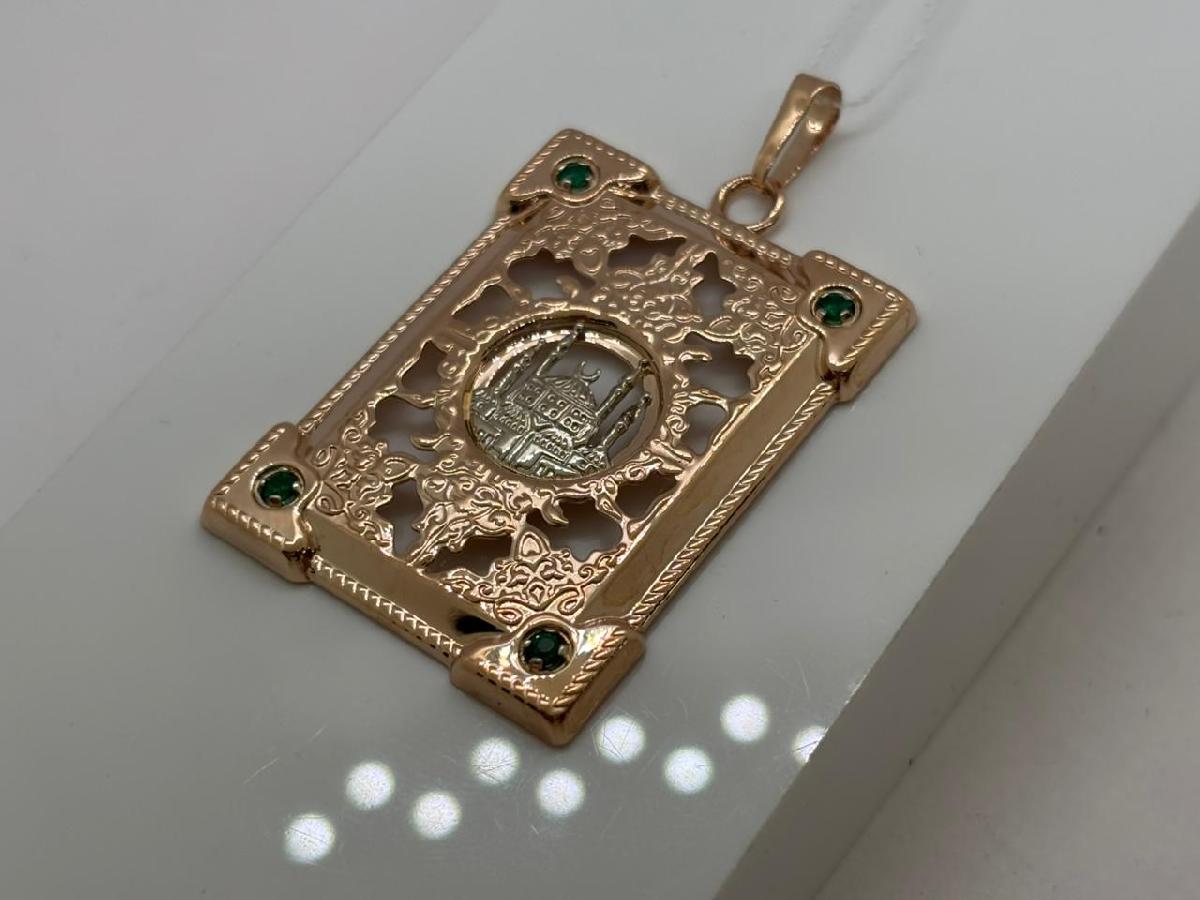 КЗ37/Мечеть ПОДВЕСКА МЕЧЕТЬ (Au 585)