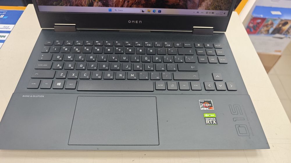 Ноутбук HP Omen 15-en0018ur; Ryzen 7 4800H, GeForce RTX 2060, 16 Гб, 1 Tb, Нет