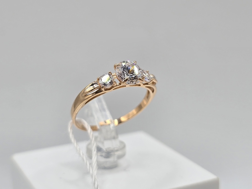 КОЛКМИ585 КОЛЬЦО С КАМНЯМИ (Au 585)