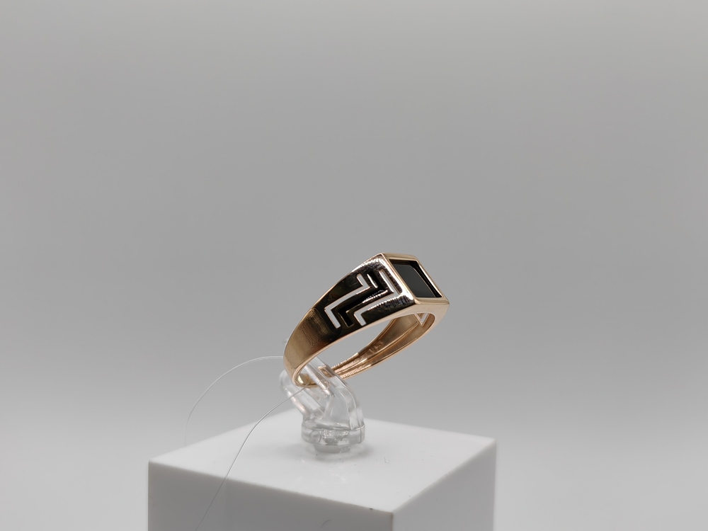 КОЛЬЦО ПЕЧАТКА с камнем (Au 585)