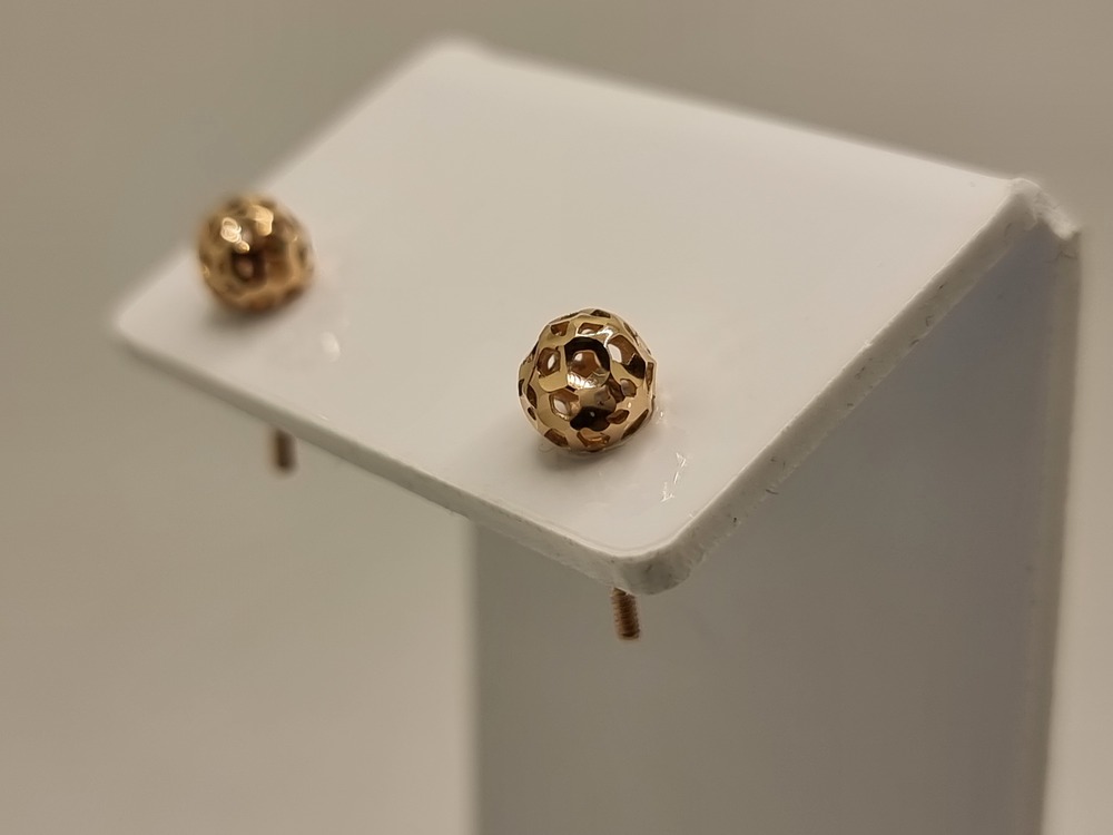 СЕРЬГИ ПУСЕТЫ без камня (Au 585)