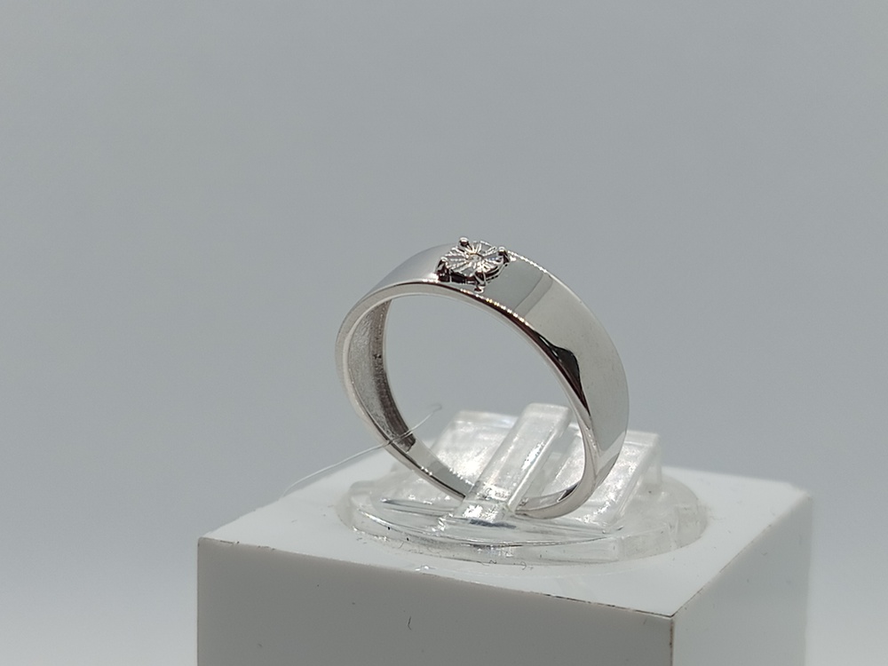 КОЛЬЦО БРИЛЛИАНТ (Ag 925)