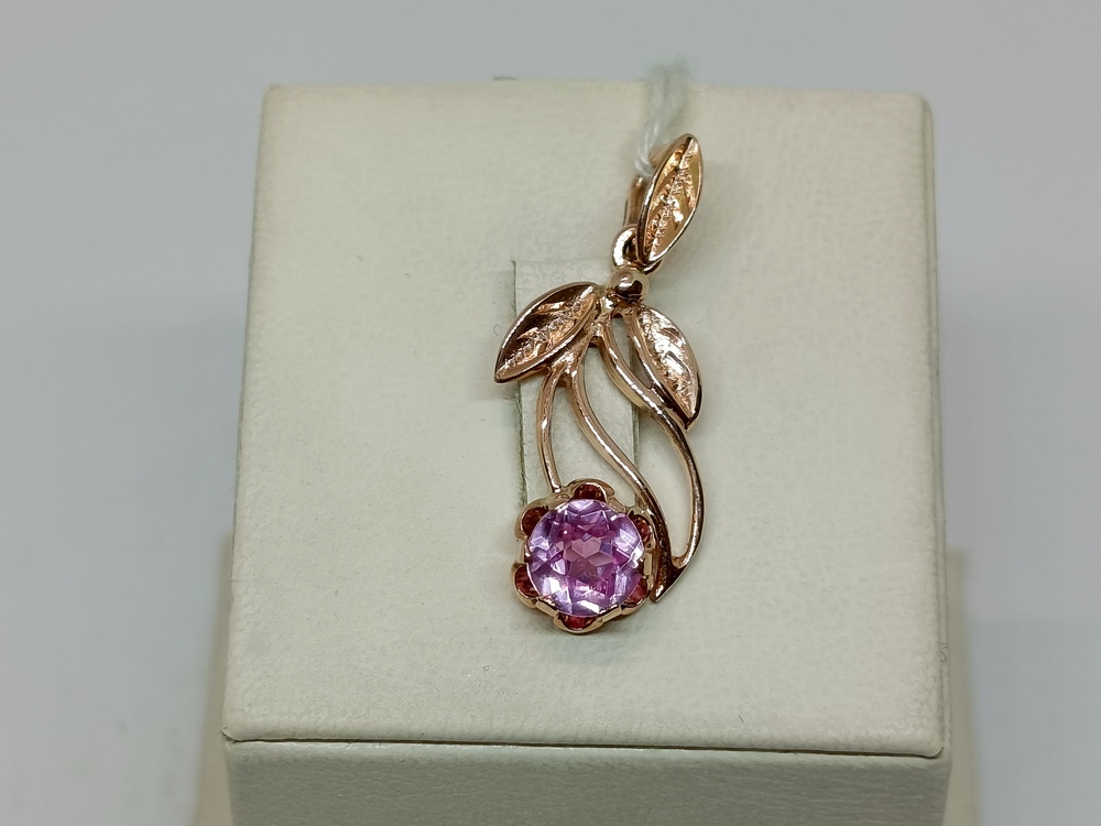 ПОДВЕСКА С КАМНЕМ (Au 583)