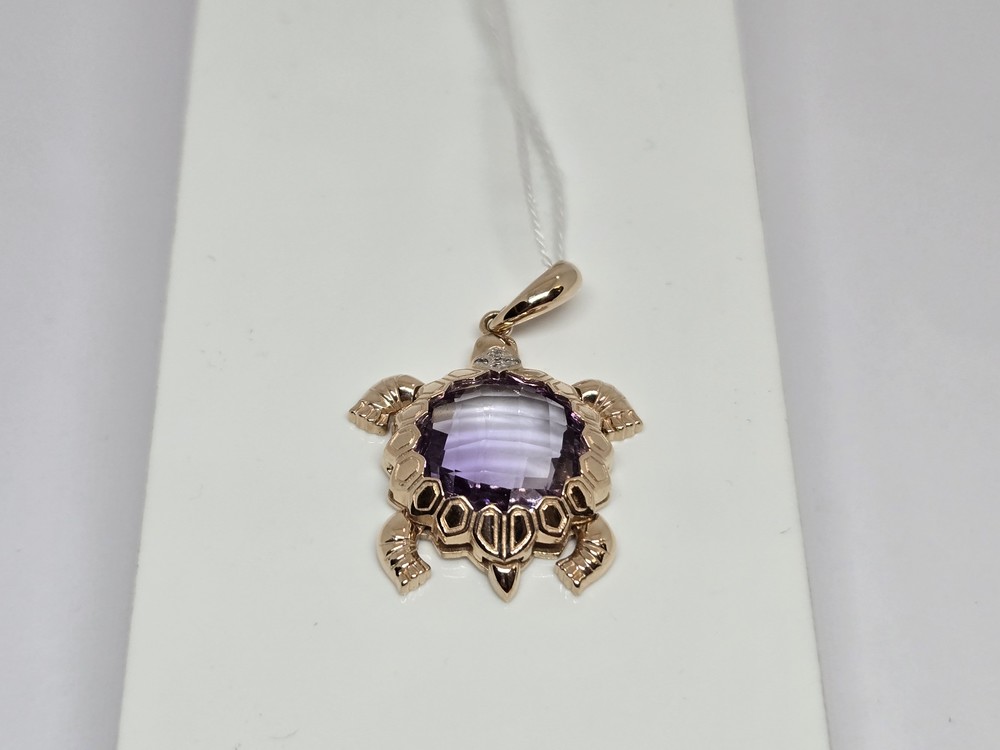 ПОДВЕСКА С КАМНЯМИ (Au 585)