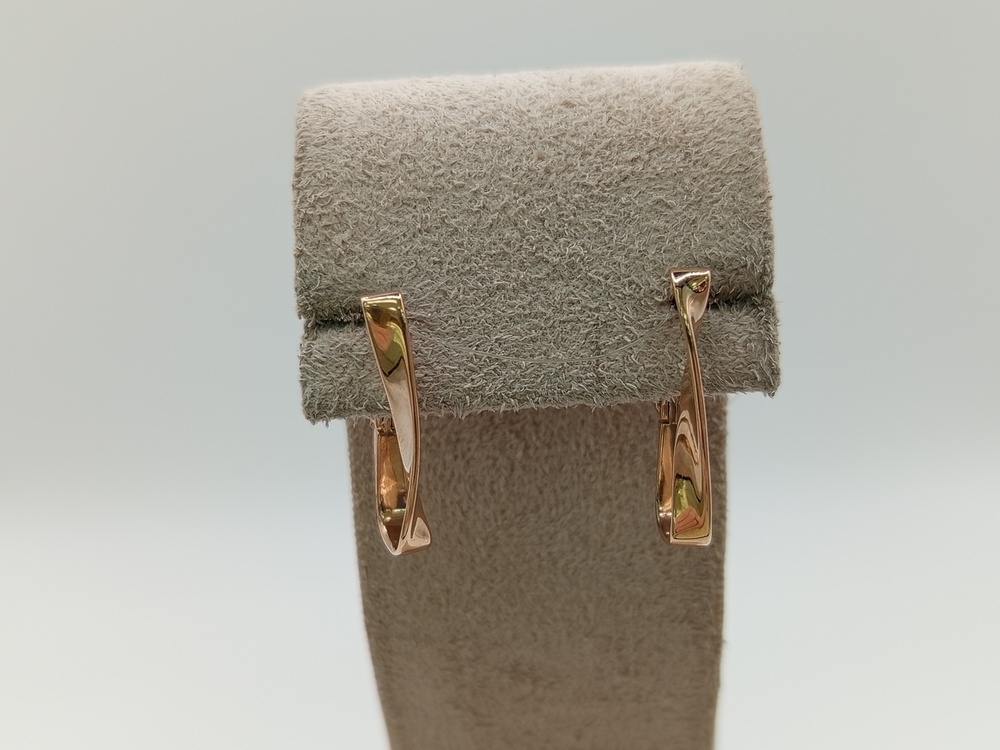 СЕРЬГИ БЕЗ КАМНЯ (Au 585)