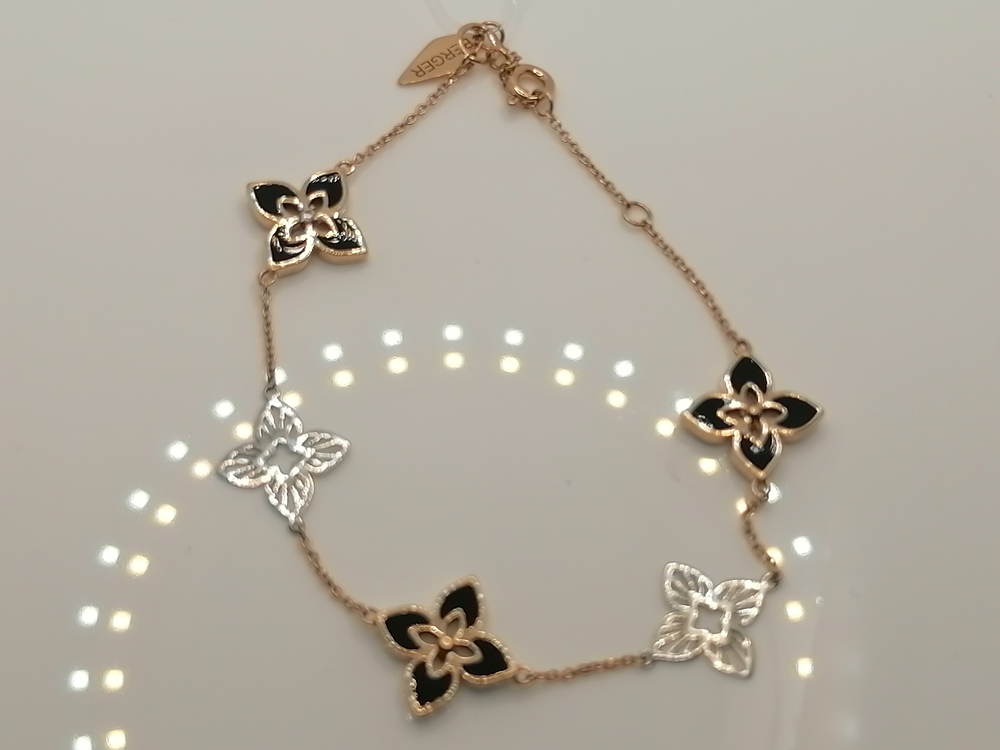 БРАСЛЕТ ЭМАЛЬ (Au 585)