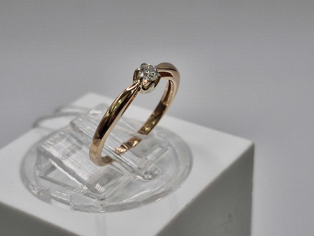 КОЛЬЦО БРИЛЛИАНТ Au 585