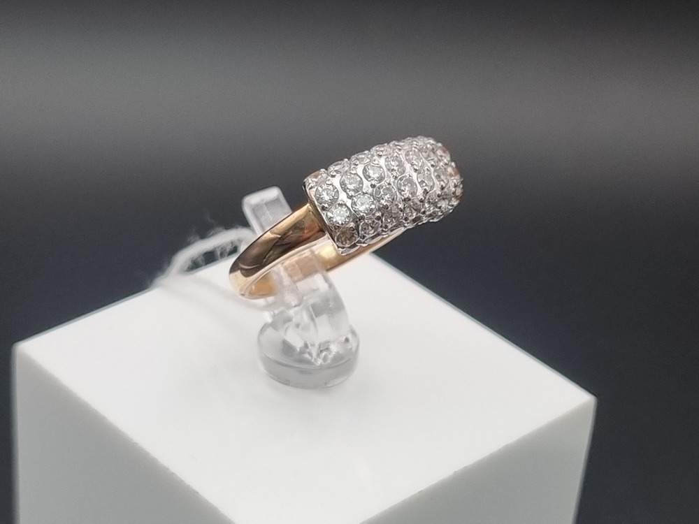 КОЛКМИ585 КОЛЬЦО С КАМНЯМИ (Au 585)