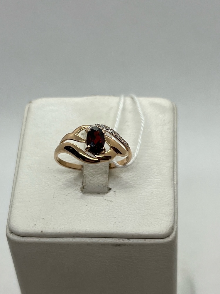 КОЛЬЦО С КАМНЯМИ (Au 585)