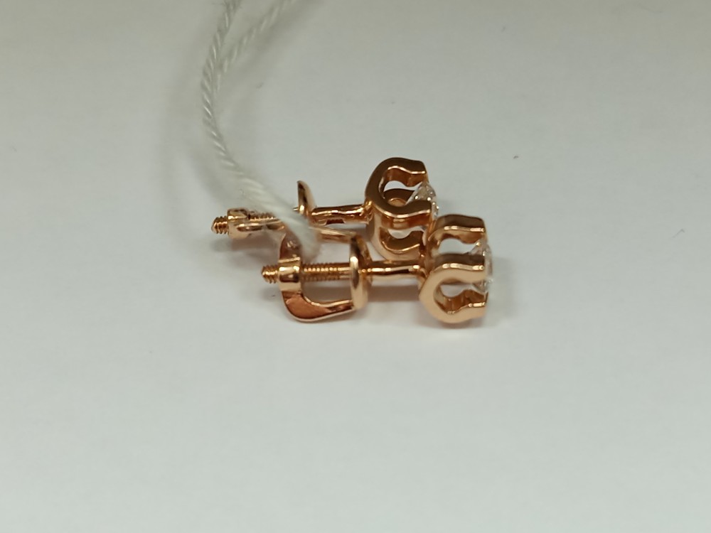 СЕРЬГИ БРИЛЛИАНТ (Au 585)