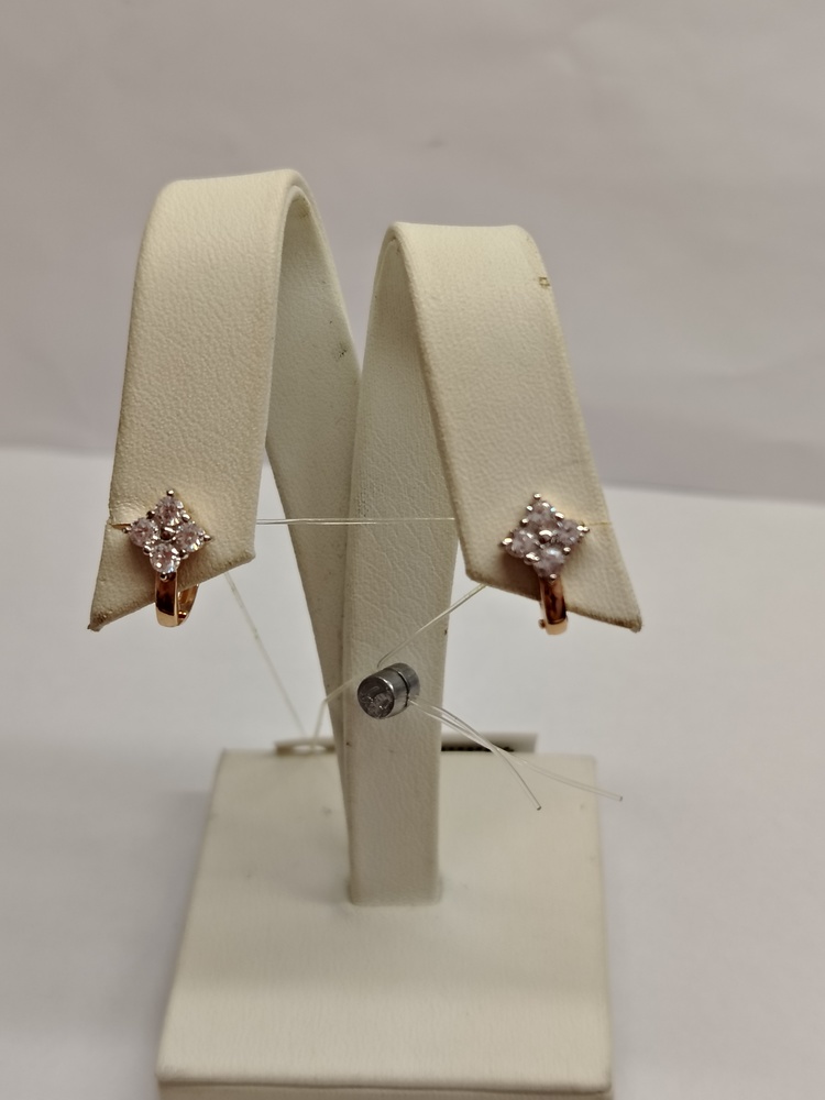 СЕРЬГИ С КАМНЯМИ (Au 585)