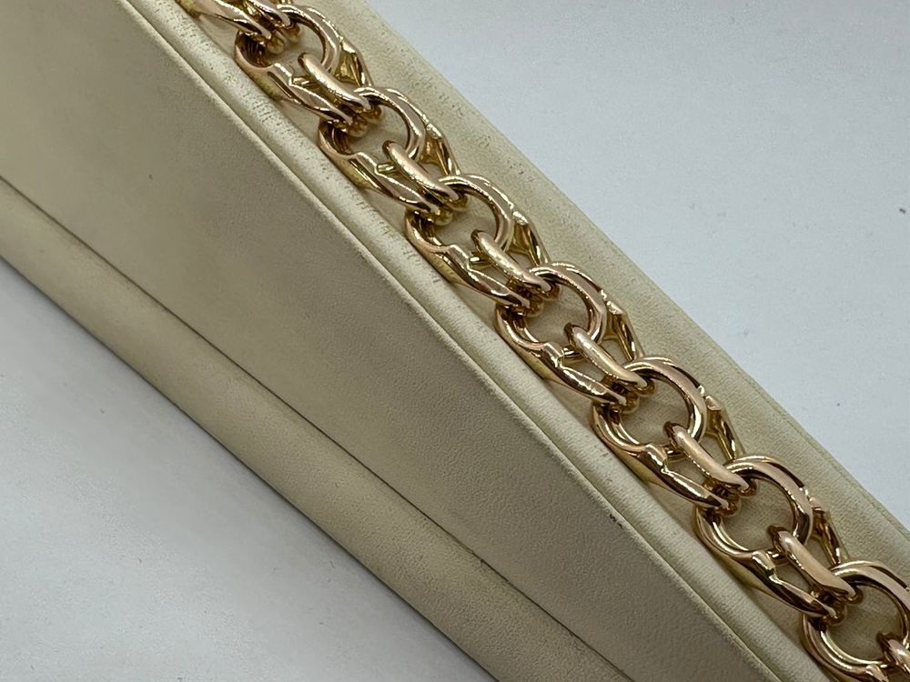 БЛБ585 БРАСЛЕТ ПОЛНОВЕСНЫЙ Бисмарк (Au 585)