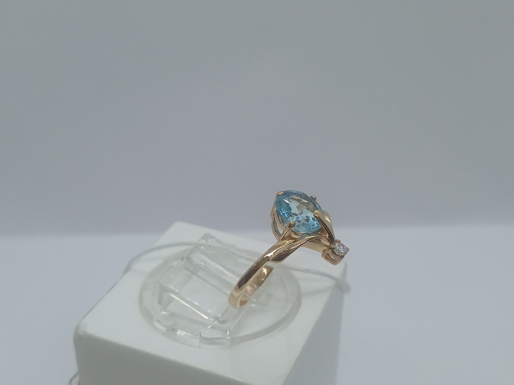 КОЛКМИ585 КОЛЬЦО С КАМНЯМИ (Au 585)