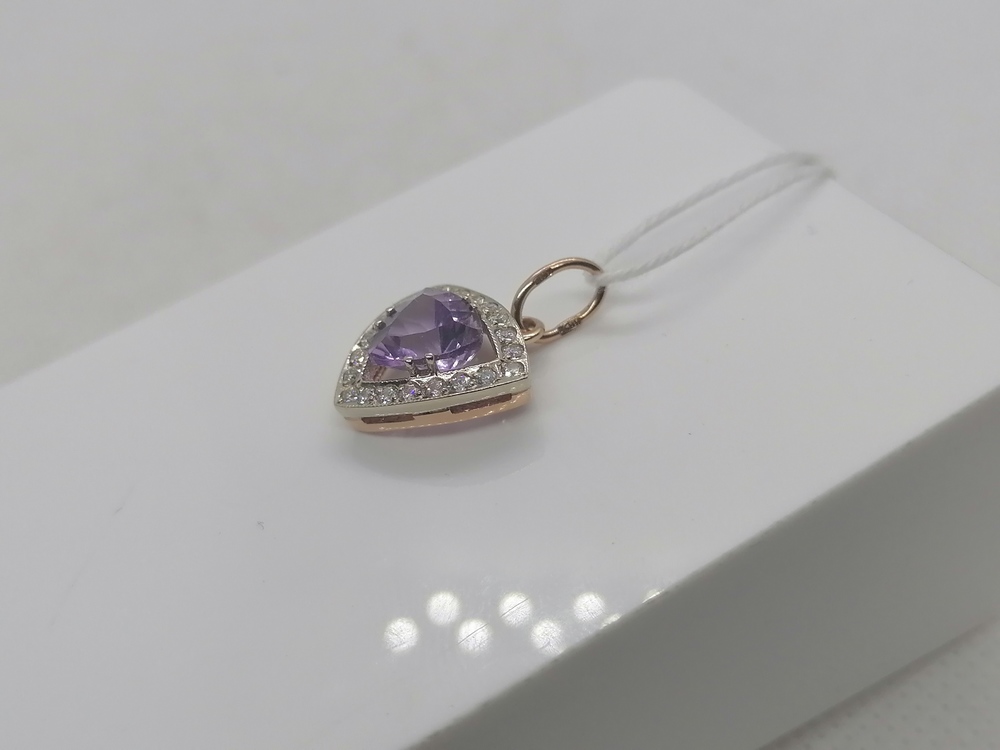 ПОДВЕСКА С КАМНЯМИ (Au 585)