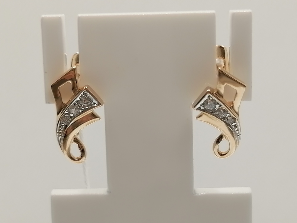 СЕРЬГИ С КАМНЯМИ (Au 585)