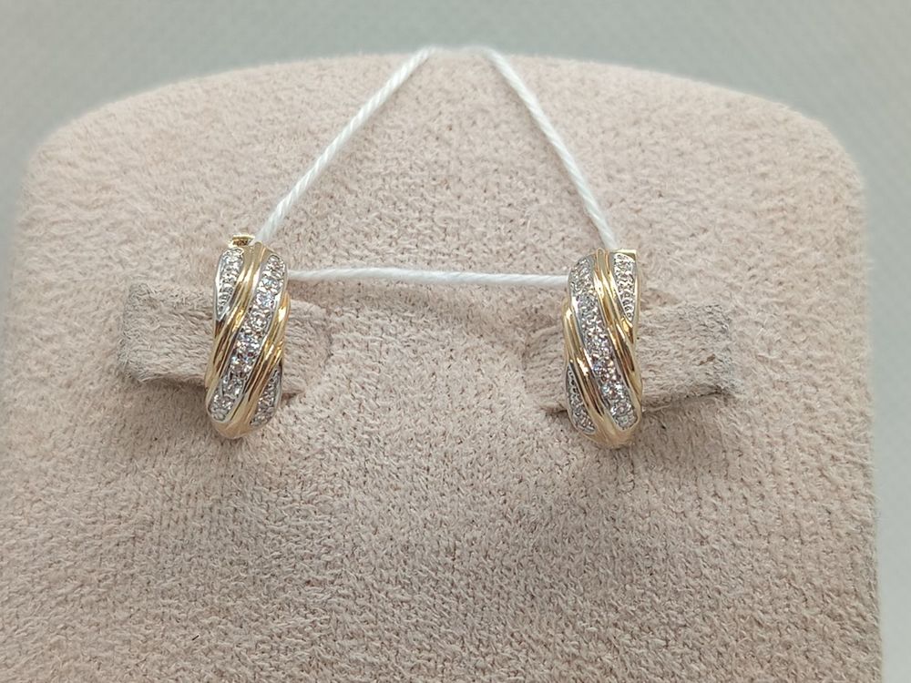 СЕРЬГИ С КАМНЯМИ (Au 585)