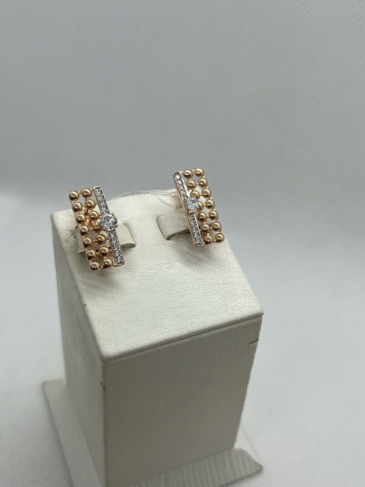 СЕРЬГИ С КАМНЯМИ (Au 585)