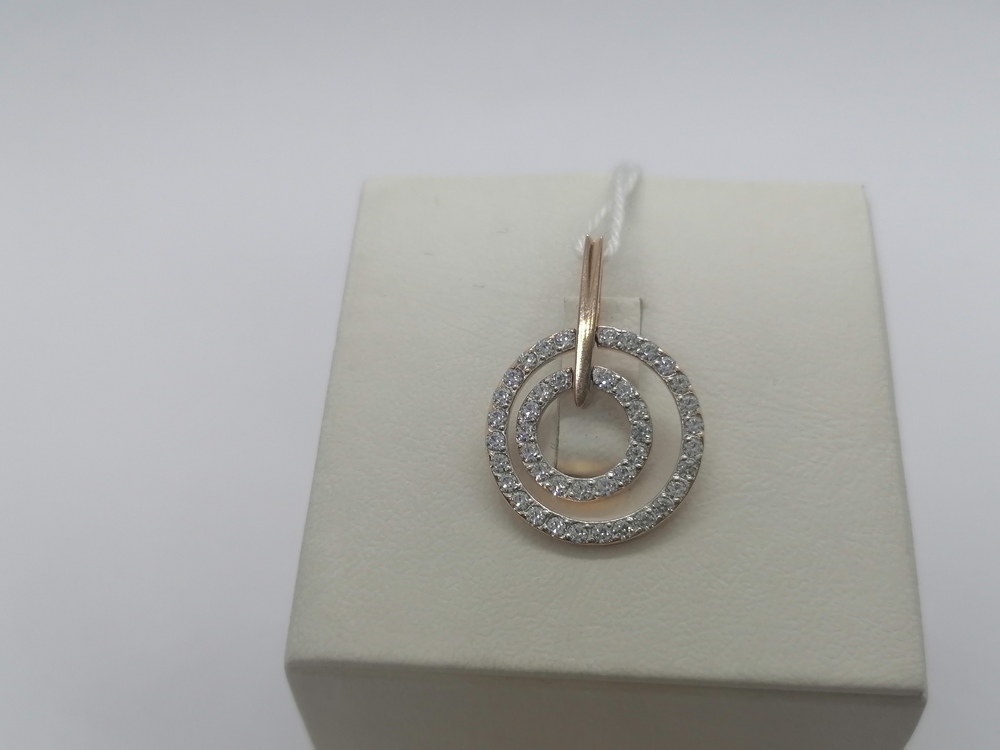 ПОДВЕСКА С КАМНЯМИ (Au 585)