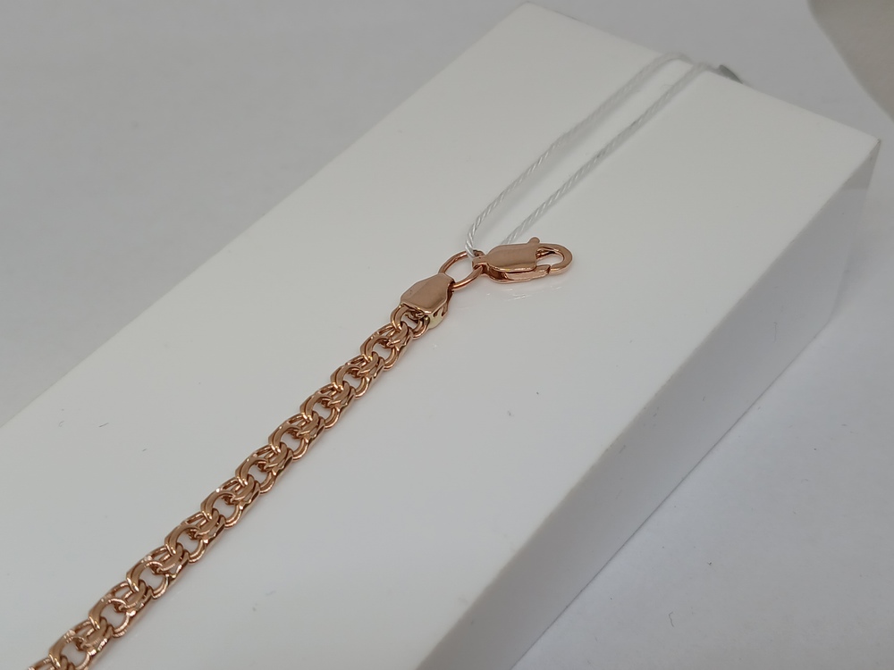 БЛБ585 БРАСЛЕТ ПОЛНОВЕСНЫЙ Бисмарк (Au 585)