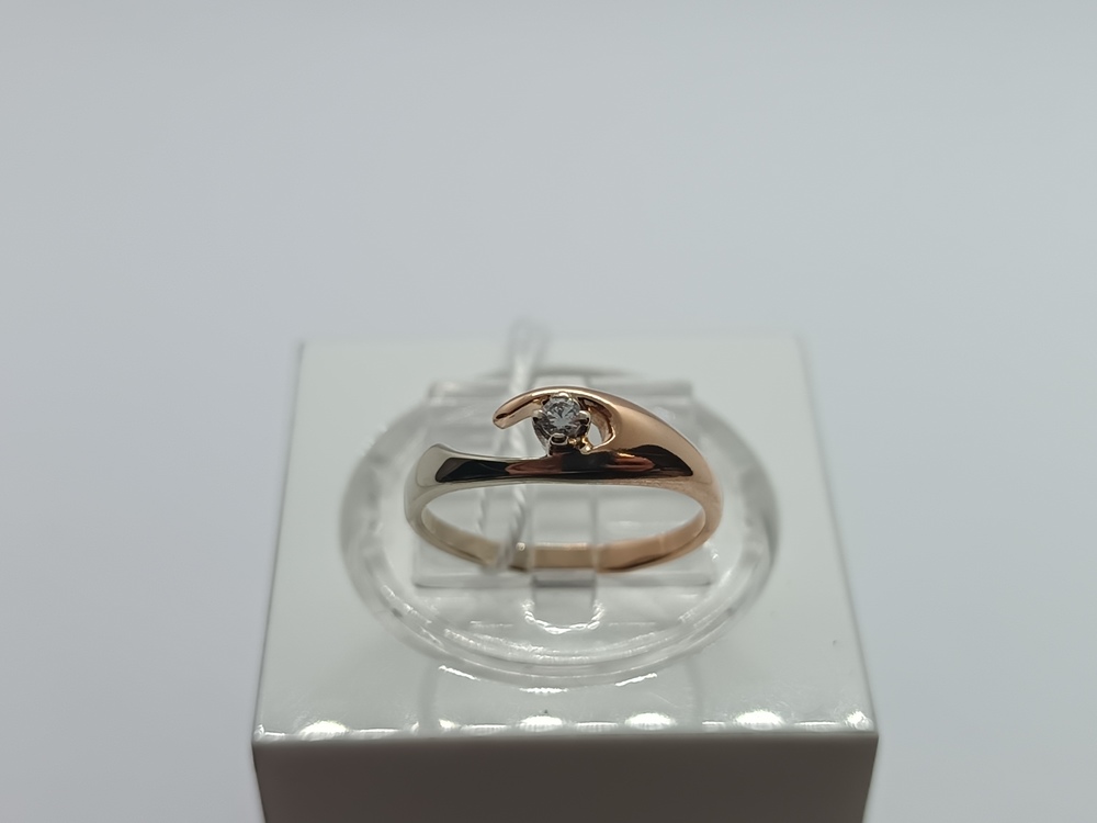 КОЛКМ585 КОЛЬЦО С КАМНЕМ (Au 585)