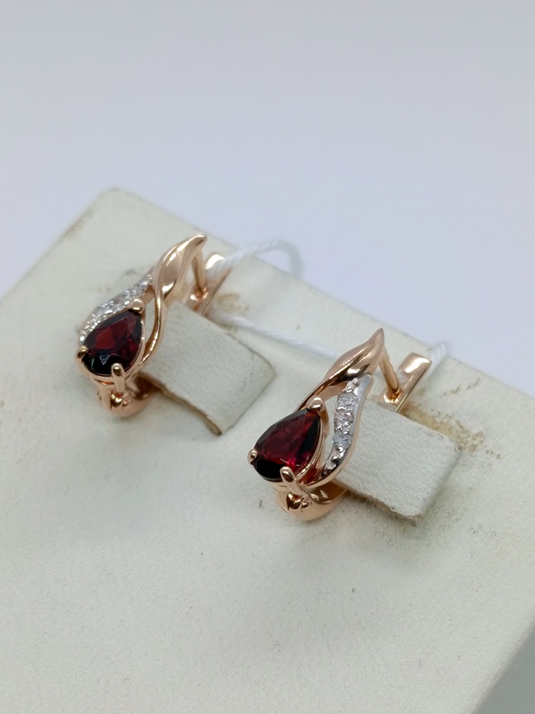 СЕРЬГИ С КАМНЯМИ (Au 585)