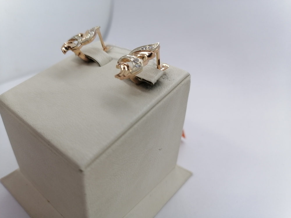 СЕРЬГИ С КАМНЯМИ (Au 585)