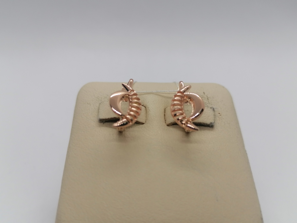 СЕРЬГИ БЕЗ КАМНЯ (Au 585)