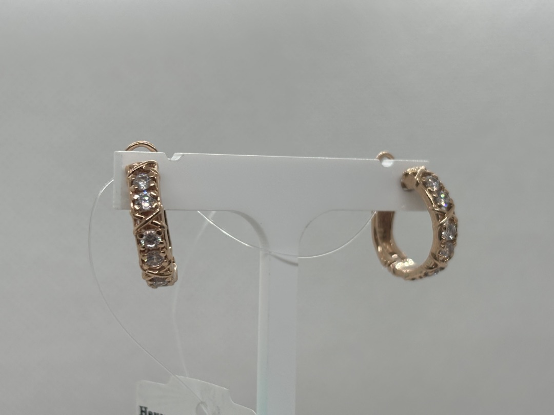 СЕРЬГИ С КАМНЯМИ (Au 585)