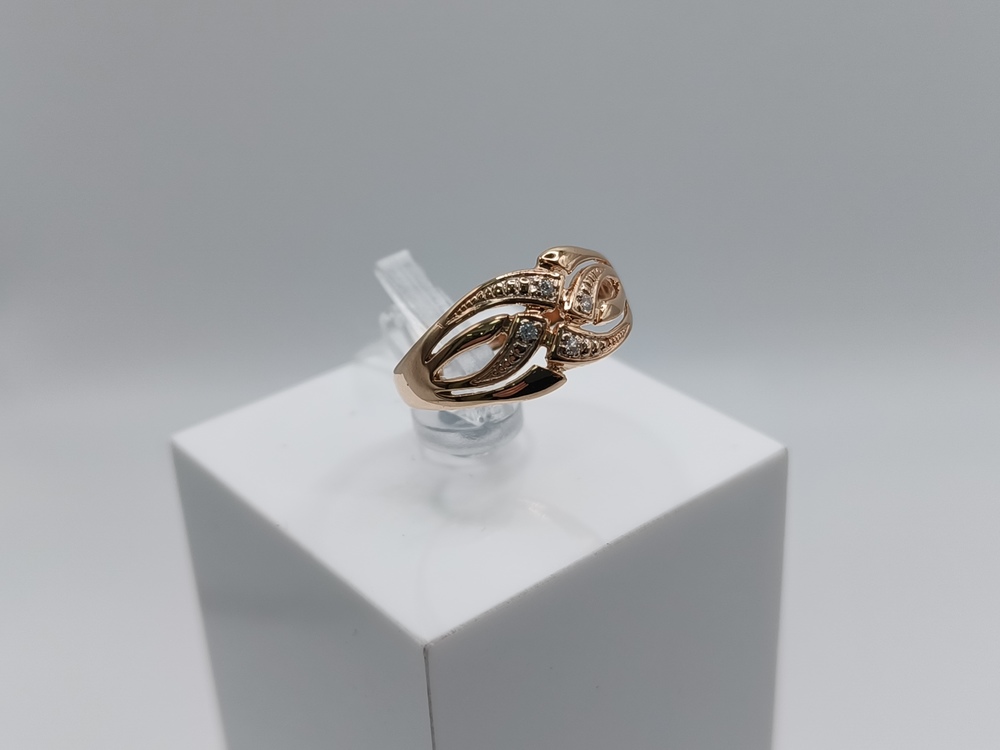 КОЛКМИ585 КОЛЬЦО С КАМНЯМИ (Au 585)