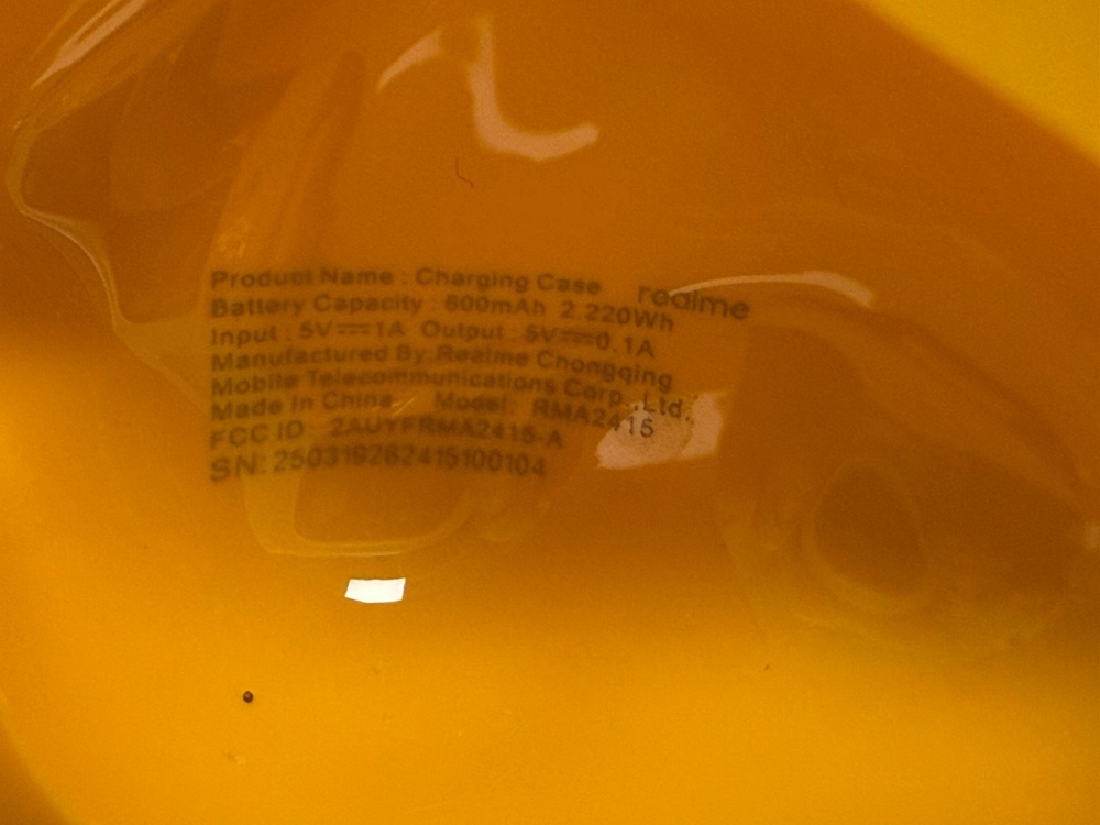 Наушники беспроводные REALME T200 lite